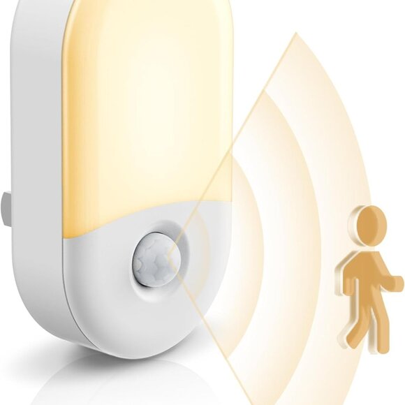 Motion Sensor Night Light, 2Pack, Motion Activated Night Light, Night Lights Plu - Picture 1 of 8